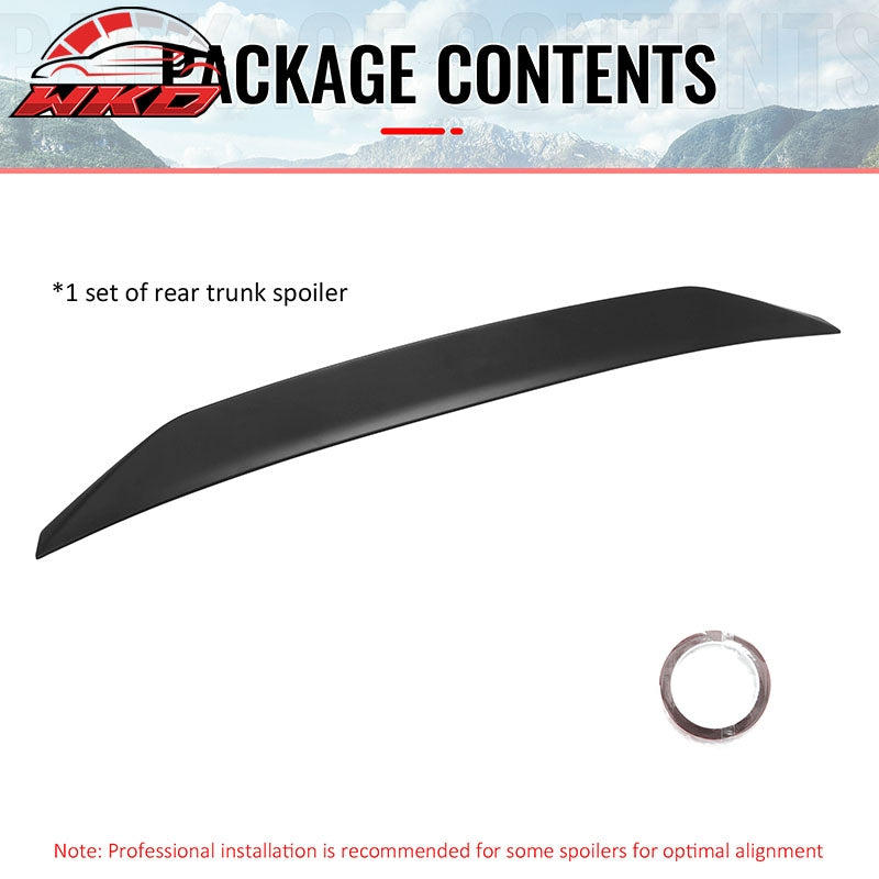 Fits 01-05 Lexus IS300 Sedan JDM Duckbill Trunk Spoiler Wing Primer Black ABS