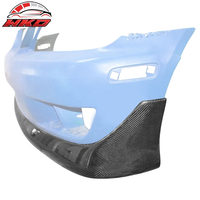 Fits 01-05 Lexus IS300 Sedan TRD Style Carbon Fiber CF Front Bumper Lip Spoiler