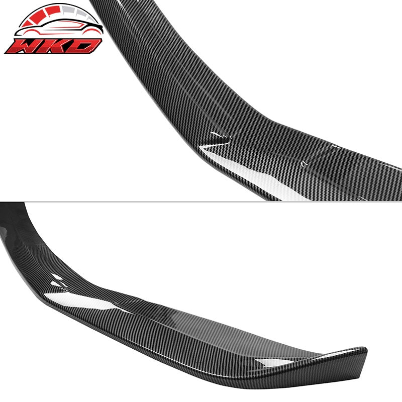 For 21-25 Lexus IS350 F Sport IKON ABS Front Bumper Lip Carbon Fiber Print