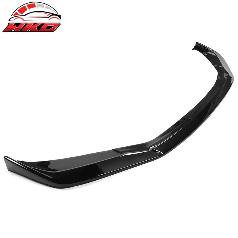 Fits 21-25 Lexus IS350 F Sport Sedan IKON ABS Front Bumper Lip Gloss Black