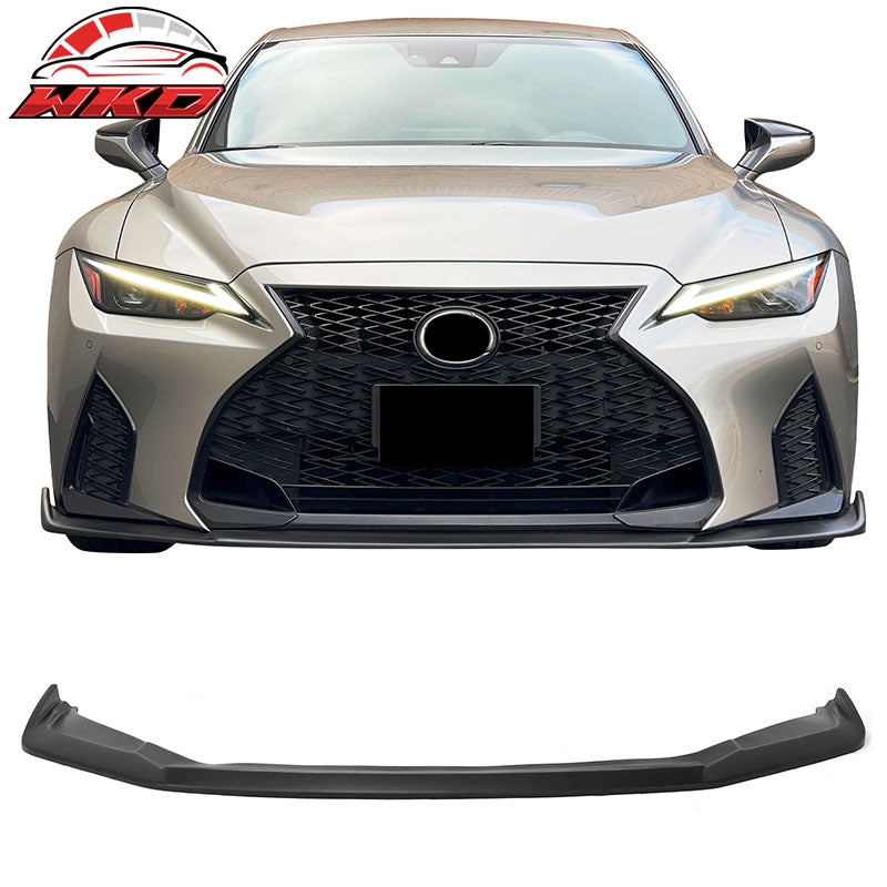 Wholesale 21-25 Lexus IS350 F Sport Sedan IKON ABS Front Bumper Lip Matte Black