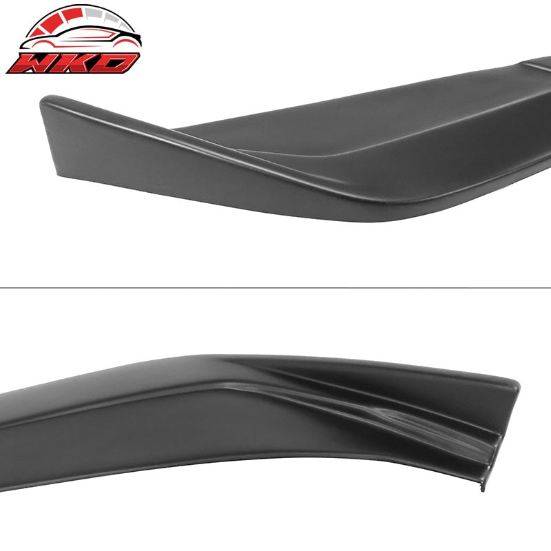 Fits 21-25 Lexus IS350 F Sport Sedan IKON ABS Front Bumper Lip Matte Black