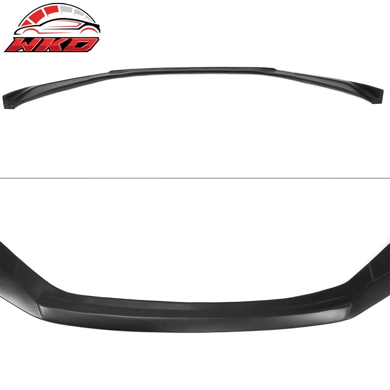 Fits 21-25 Lexus IS350 F Sport Sedan IKON ABS Front Bumper Lip Matte Black