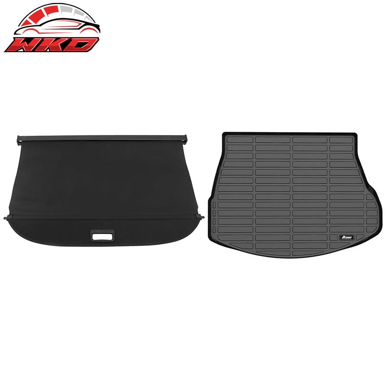 Wholesale 22-26 Lexus NX 3D TPE Rear Trunk Mat Cargo Liner Pad + Canvas Cargo Cover