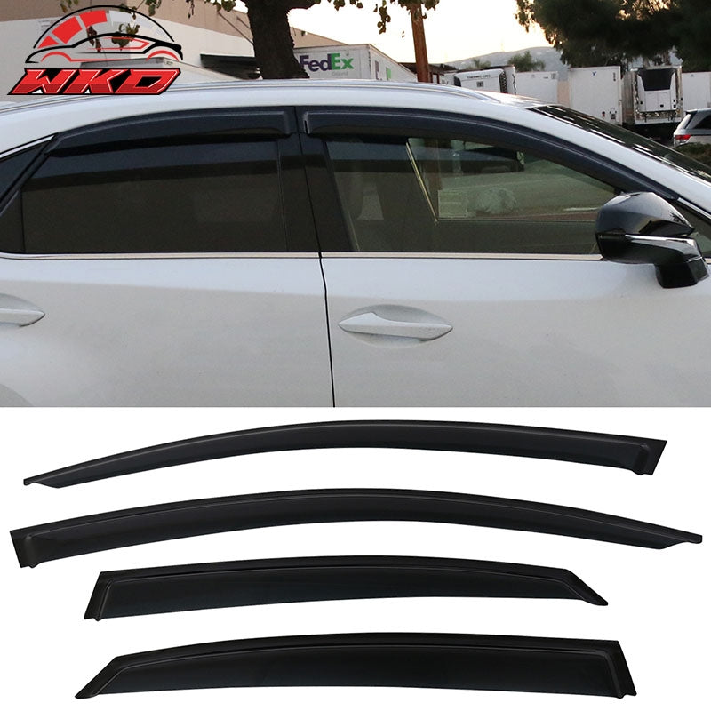 Fits 15-21 Lexus NX200t NX300 NX300h AZ10 Acrylic Window Visors 4PC Rain Guard