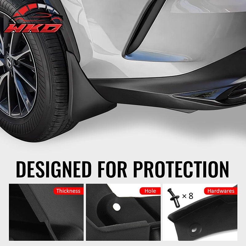 Fits 22-26 Lexus NX250 Front Rear Fender Mud Flaps Wheel Arch Splash Guards PP
