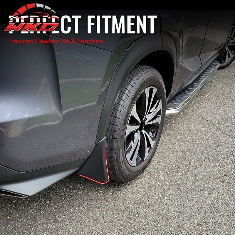 Fits 18-21 Lexus NX300 Non-Hybrid Front & Rear Fender Mud Flaps Splash Guards PP