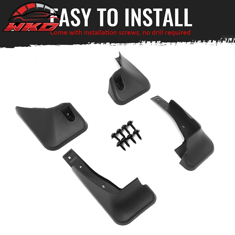 Fits 18-21 Lexus NX300 Non-Hybrid Front & Rear Fender Mud Flaps Splash Guards PP