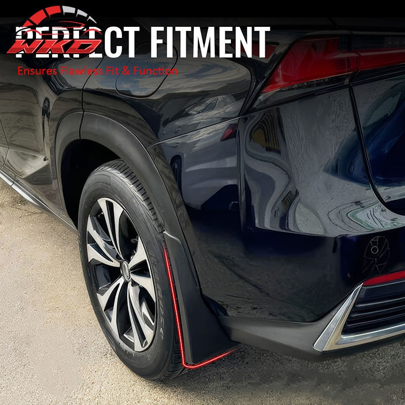 Fits 18-21 Lexus NX300h Hybrid Front & Rear Fender Mud Flaps Splash Guards PP