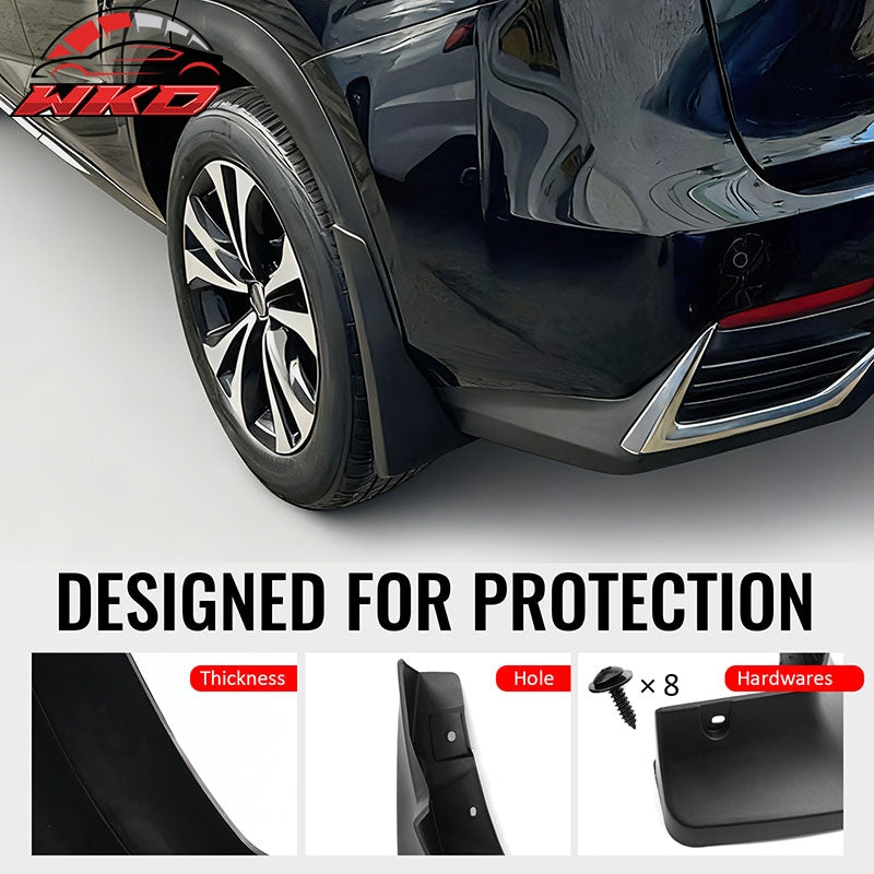 Fits 18-21 Lexus NX300h Hybrid Front & Rear Fender Mud Flaps Splash Guards PP