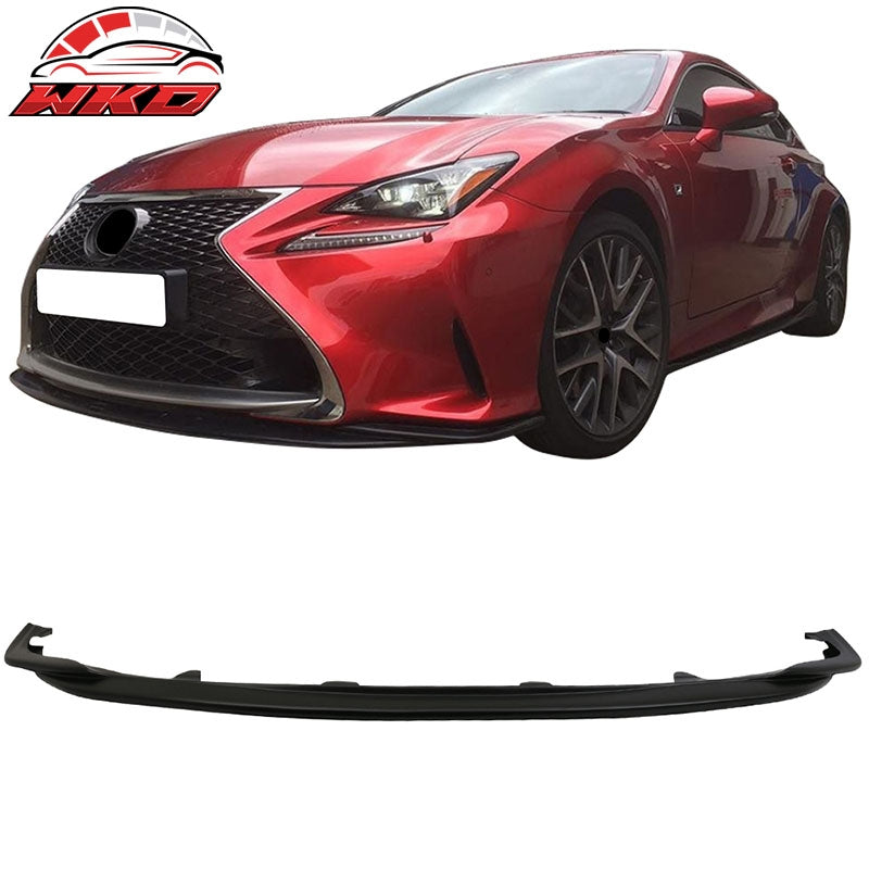 Fits 15-18 Lexus RC300 RC350 F Sport Silkblaze Style Front Bumper Lip Spoiler PP