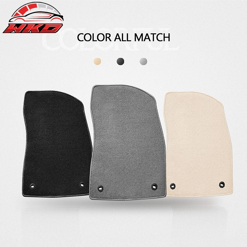 Fits 16-22 Lexus RX350 RX450H 4PCS Front Rear Floor Mats Carpets Nylon Grey