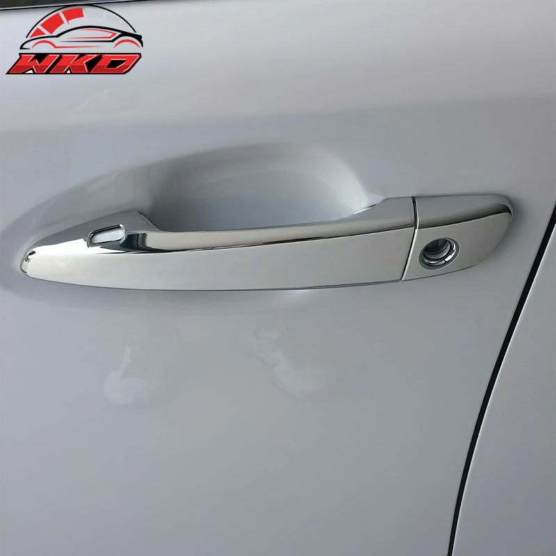 Fits 10-16 Lexus RX350/RX450h Chrome ABS Door Handle Covers Trim w/ 1-Key Hole