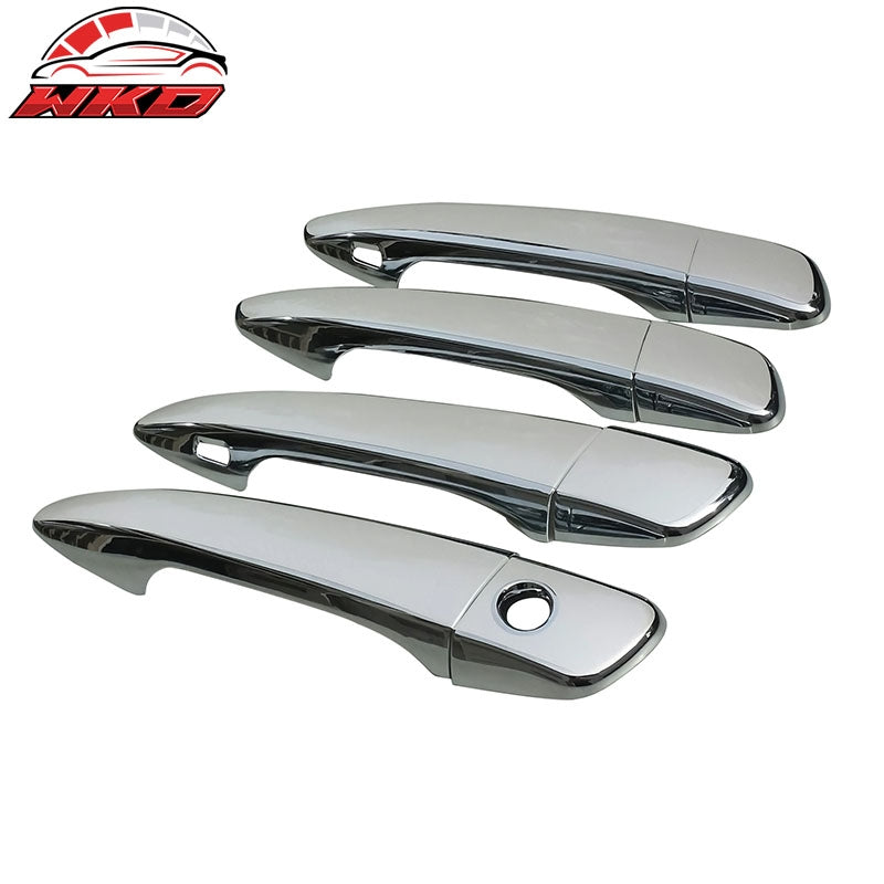 Fits 10-16 Lexus RX350/RX450h Chrome ABS Door Handle Covers Trim w/ 1-Key Hole