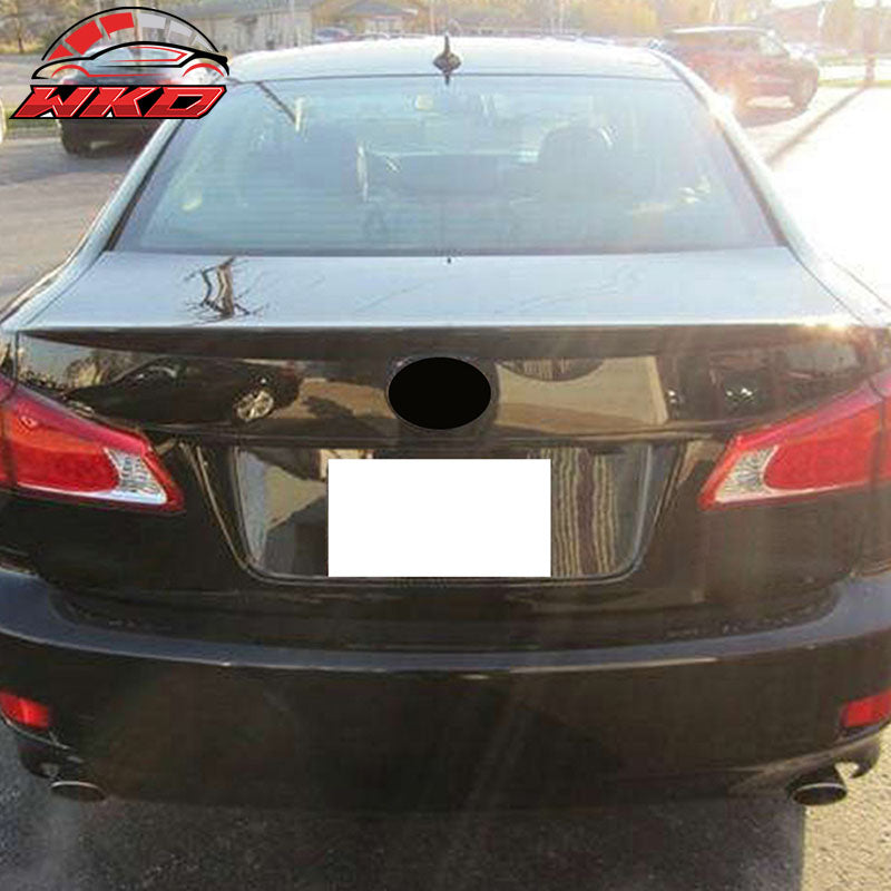 Fits 06-13 Lexus IS250 IS350 IS F 4Dr OE Style Rear Trunk Spoiler ABS Unpainted