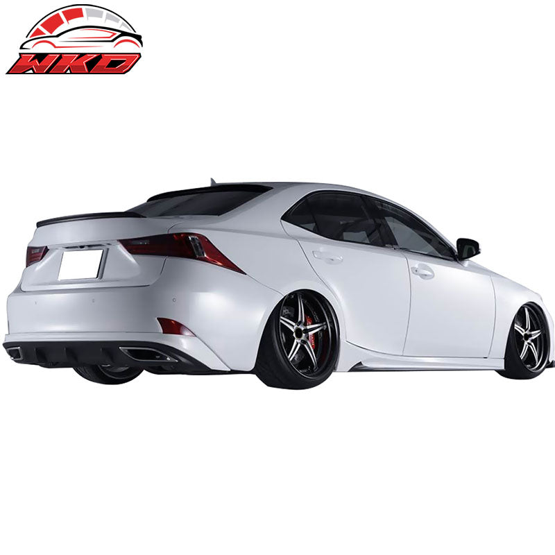 Fits 14-20 Lexus IS250 IS300 Sedan B Style Rear Trunk Spoiler Carbon Fiber CF