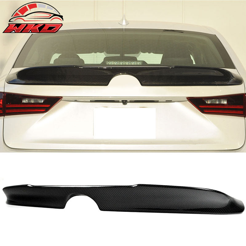 Fits 14-20 Lexus IS250 XE30 TRD Style Carbon Fiber CF Rear Trunk Spoiler Wing
