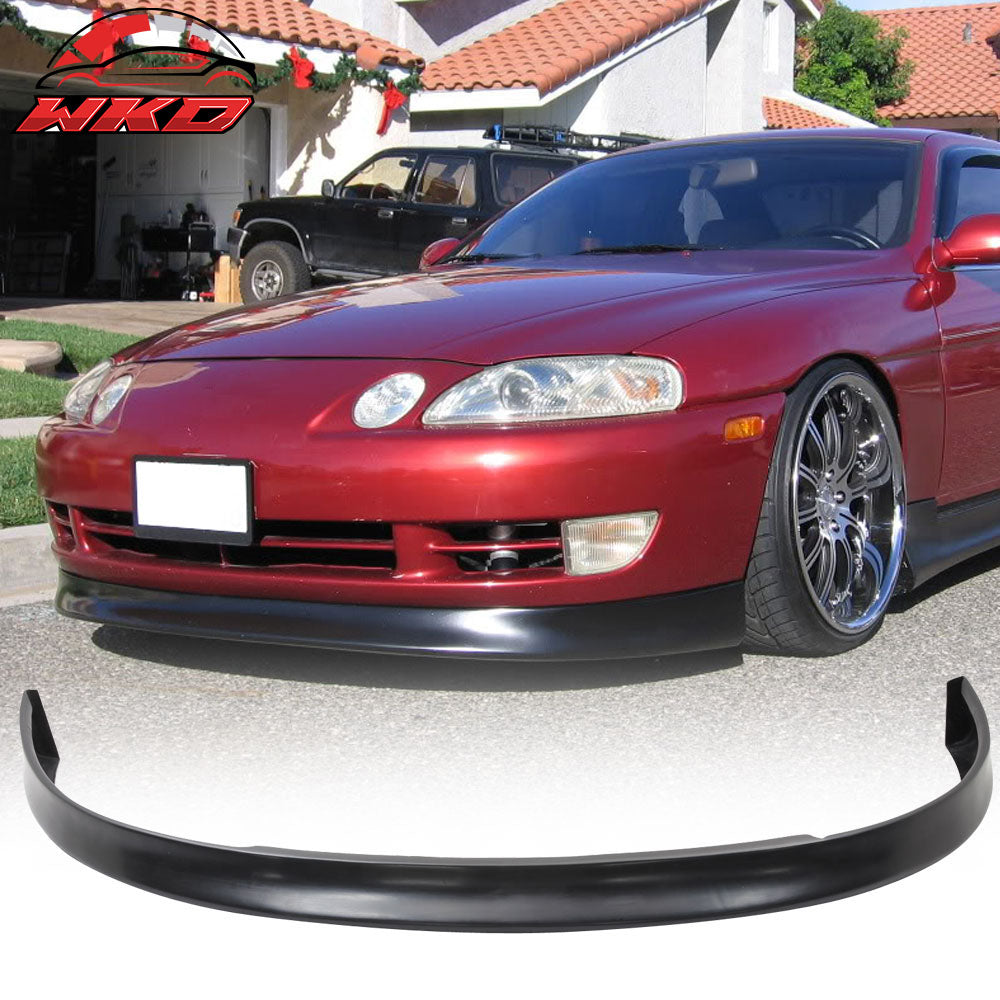 Fits 92-96 Lexus SC300 SC400 2Dr Coupe Wise Sports Style Front Bumper Lip - PU