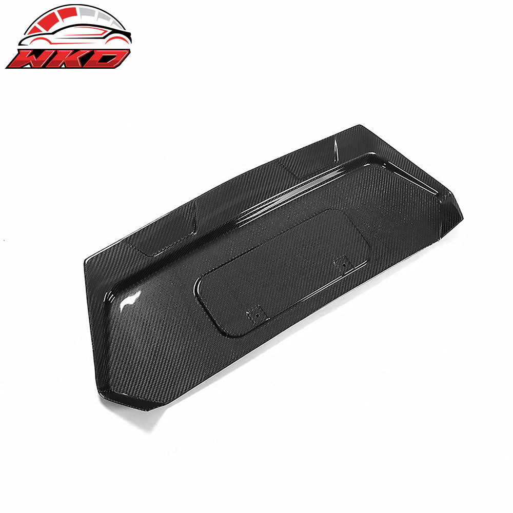 20-25 Chevrolet Corvette C8 OE Rear License Plate Carbon Fiber Gloss Black | Wholesale