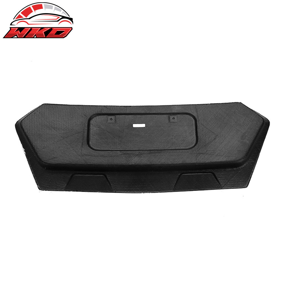 Fits 20-25 Chevrolet Corvette C8 OE Rear License Plate Carbon Fiber Gloss Black
