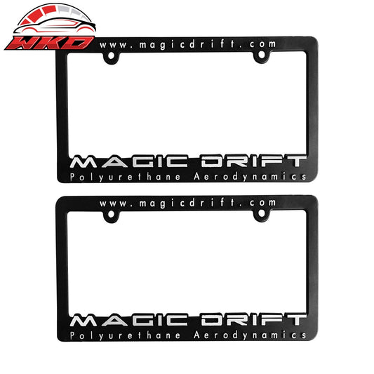Wholesale Universal Fitment Rear License Plate Frames JDM Style PU Black 每 Bulk Orders & Dealer Pricing Available