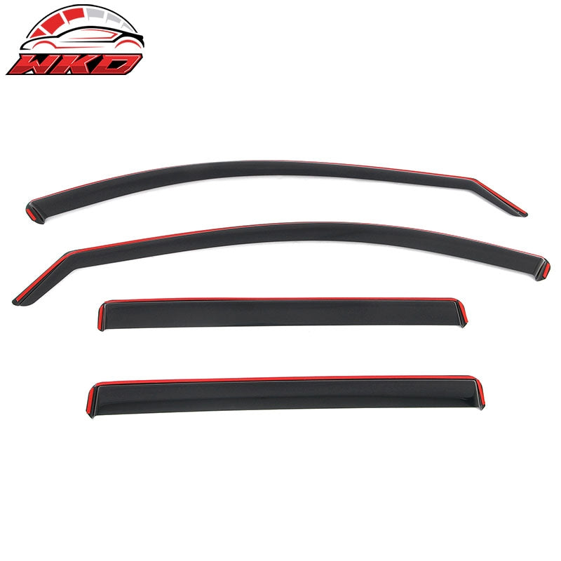 Fits 20-26 Lincoln Aviator In-Channel Window Visors Vent Rain Guards Deflectors