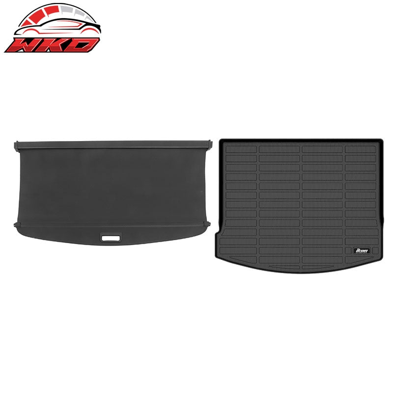 Wholesale 20-26 Lincoln Corsair 3D Molded TPE Trunk Mat Cargo Liner Pad + Cargo Cover
