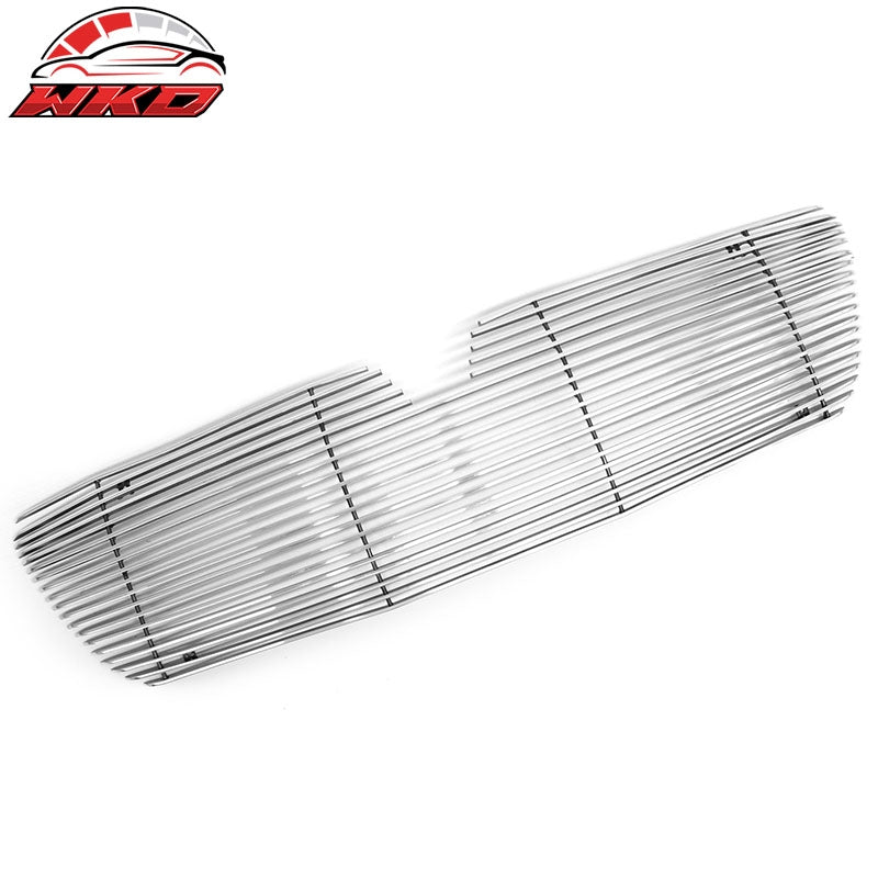 Fits 2003-2006 Lincoln Navigator Billet Style Front Bumper Hood Grille Chrome
