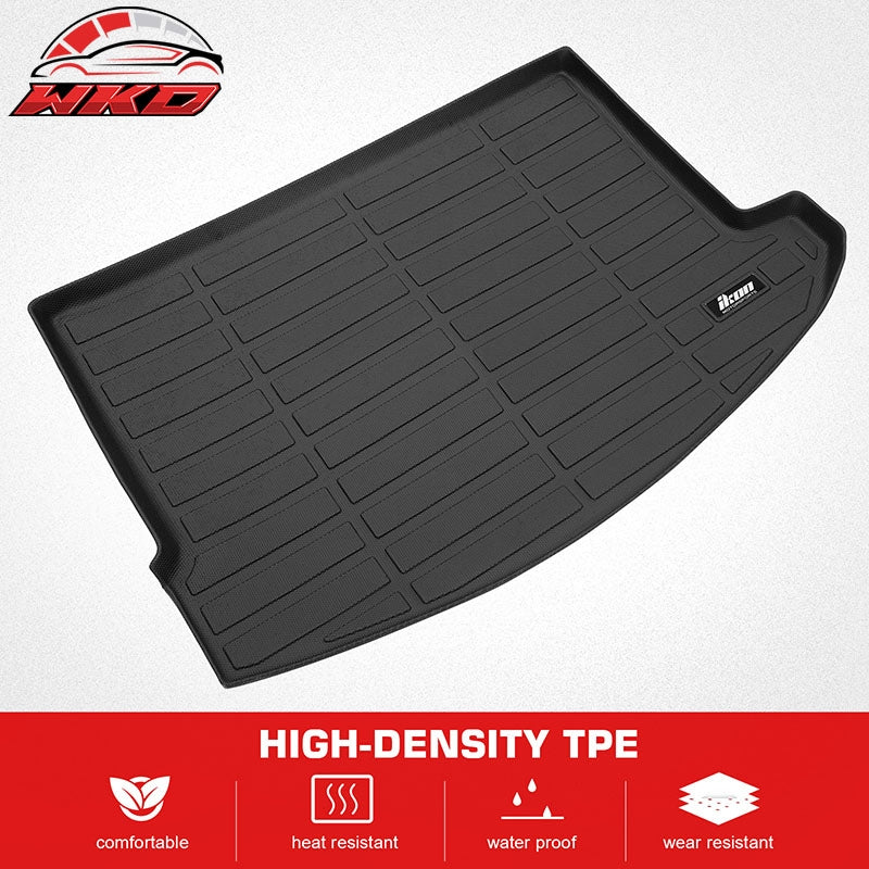 Fits 17-24 MINI Cooper Countryman TPE Waterproof Rear Cargo Liner Trunk Tray Mat