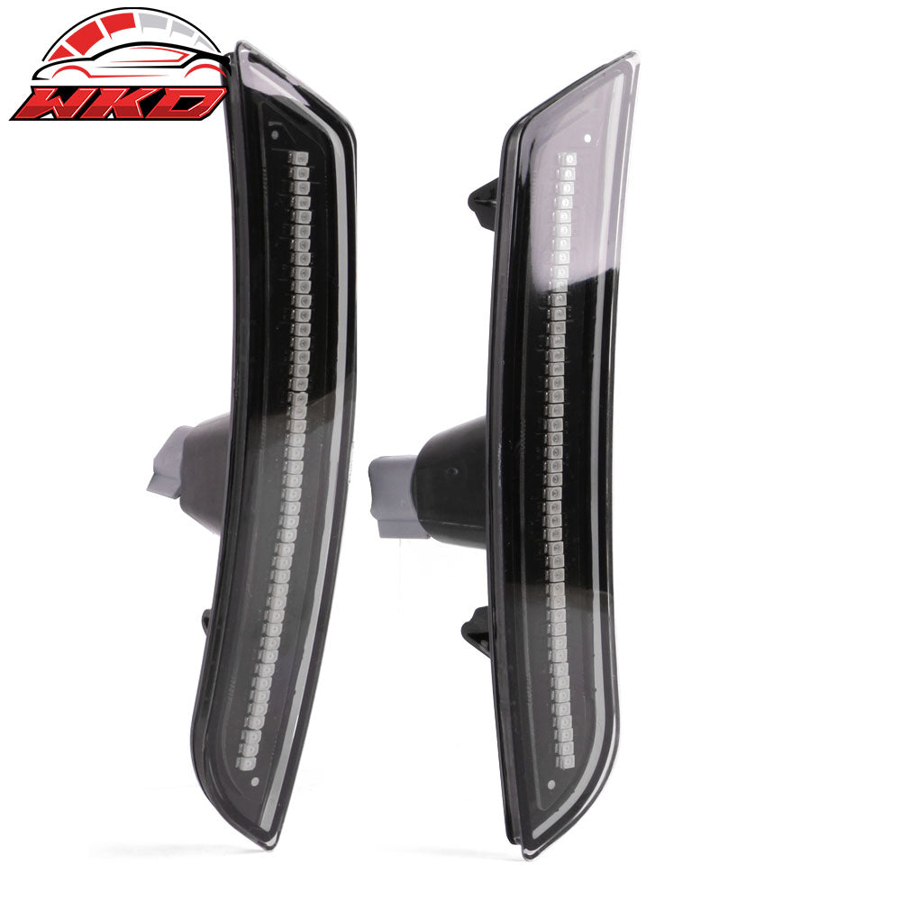 Fits 16-24 Chevy Camaro 14-19 CTS Front Rear Side Marker Lights Yellow Red Lamps