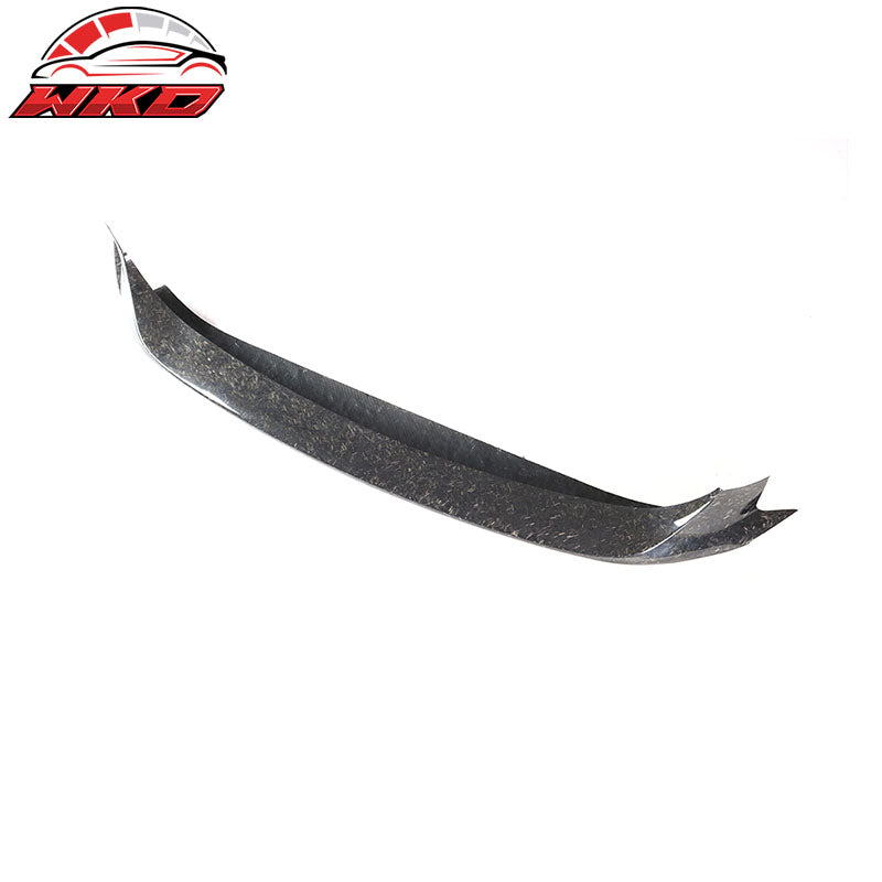 Fits 14-17 Maserati Ghibli Sedan Front Bumper Lip JC Forged Matte Carbon Fiber
