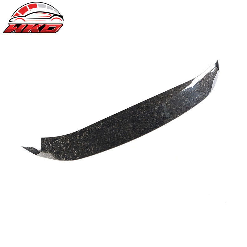 Fits 14-17 Maserati Ghibli Sedan Front Bumper Lip JC Forged Matte Carbon Fiber