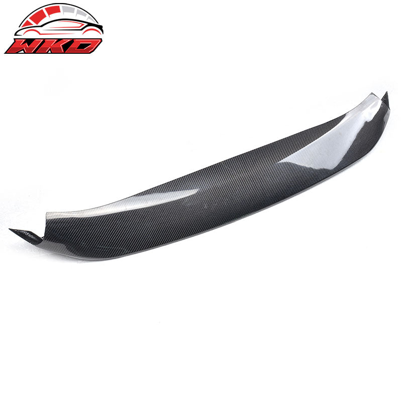 Fits 14-17 Maserati Ghibli Sedan JC Style Front Bumper Lip Matte Carbon Fiber