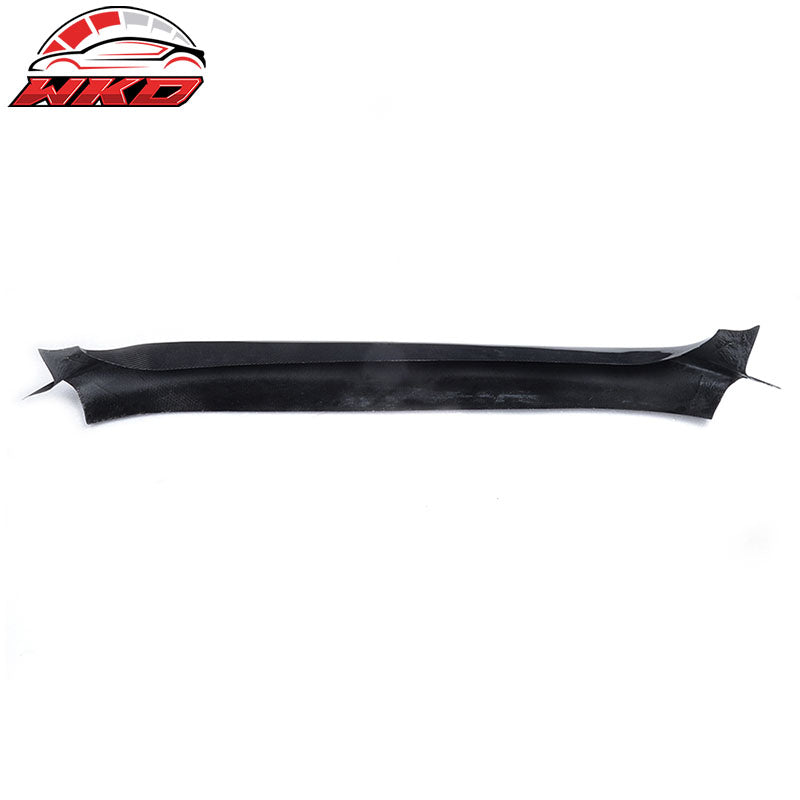 Fits 14-17 Maserati Ghibli Sedan JC Style Front Bumper Lip Matte Carbon Fiber