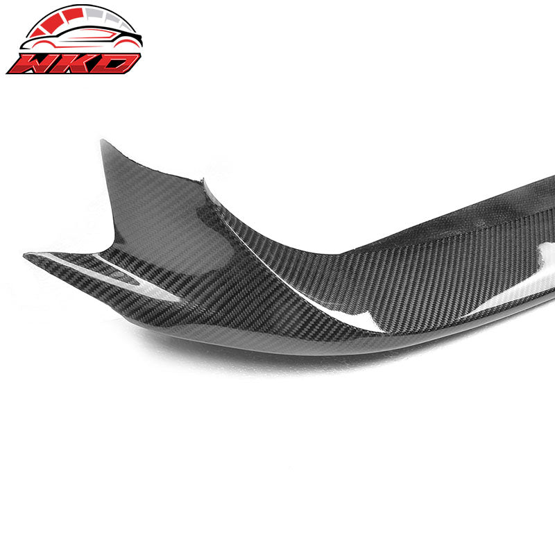 Fits 14-17 Maserati Ghibli JC Style Front Bumper Lip Spoiler Kit Carbon Fiber CF