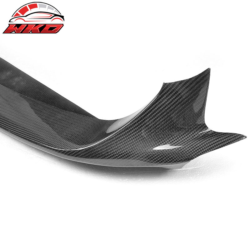 Fits 14-17 Maserati Ghibli JC Style Front Bumper Lip Spoiler Kit Carbon Fiber CF