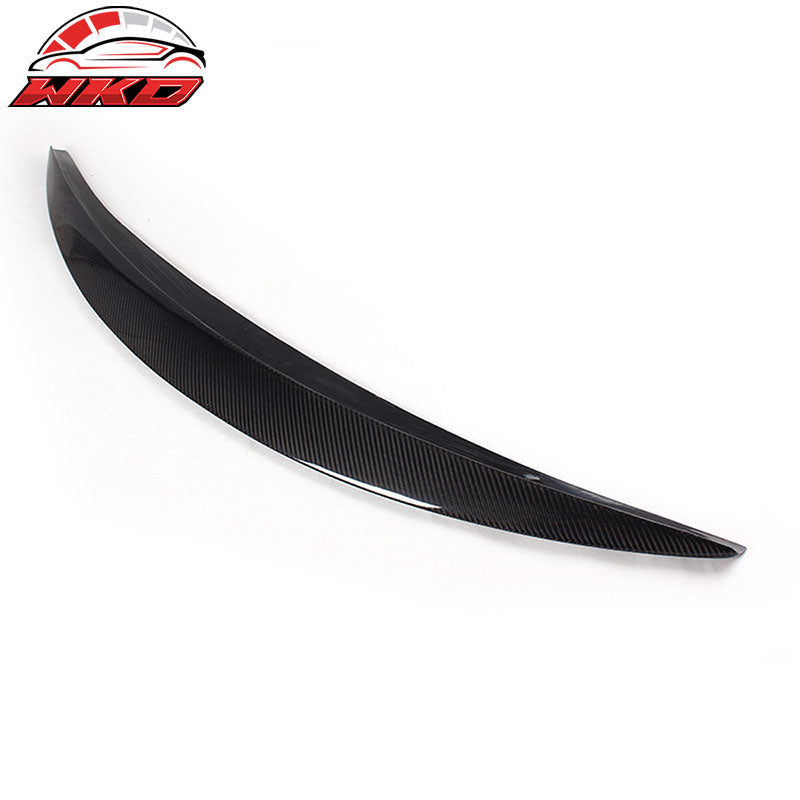 Fits 12-14 Maserati Gran Turismo GT Coupe R Trunk Spoiler Matte Carbon Fiber