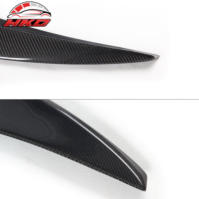 Fits 12-14 Maserati Gran Turismo GT Coupe R Trunk Spoiler Matte Carbon Fiber
