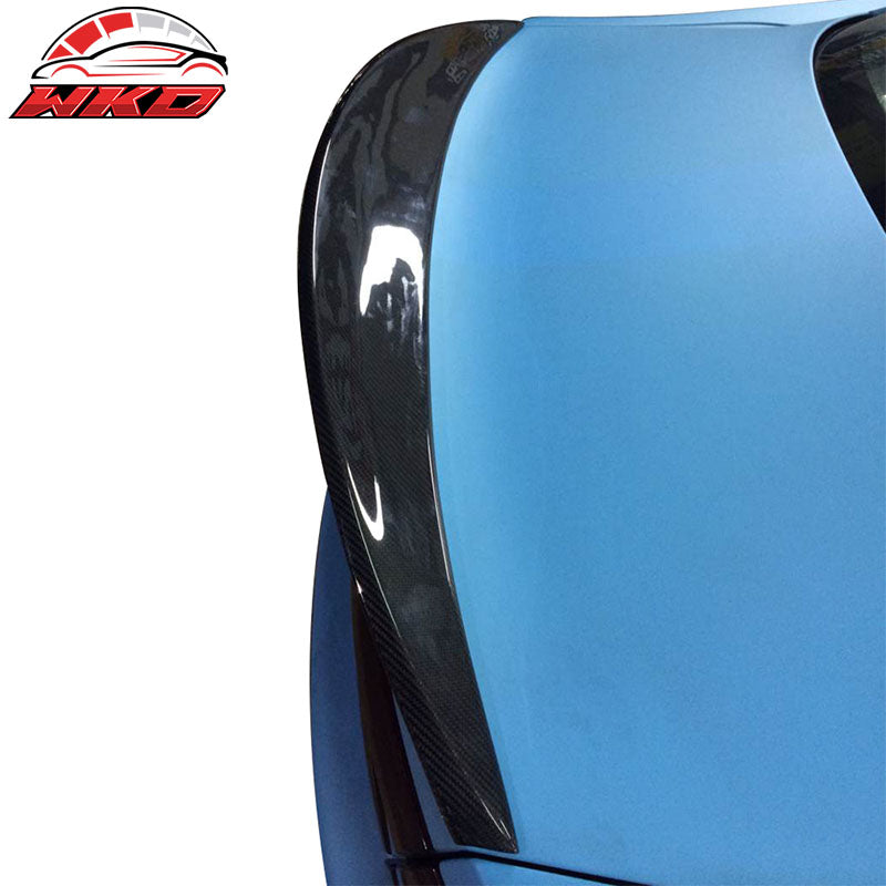 Fits 12-14 Maserati Gran Turismo GT Coupe R Trunk Spoiler Matte Carbon Fiber