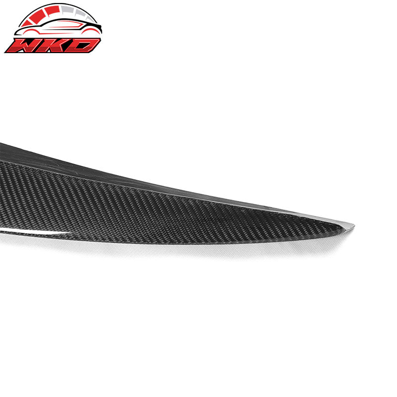 Fits 12-14 Maserati GranTurismo R Style Carbon Fiber CF Rear Trunk Spoiler Wing