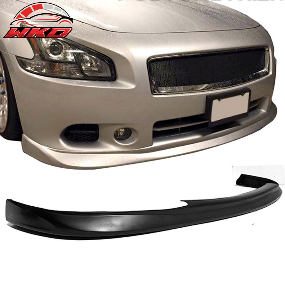 Fits 09-15 Nissan Maxima 7th Gen MDP Style Front Bumper Lip -  PU