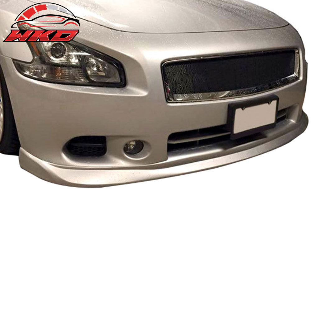 Fits 09-15 Nissan Maxima 7th Gen MDP Style Front Bumper Lip -  PU