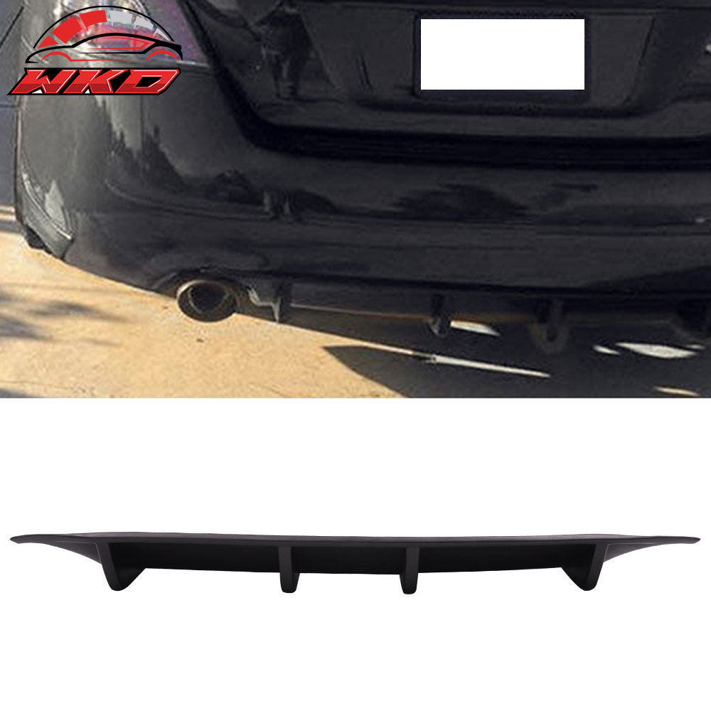 Fits 09-15 Nissan Maxima 7th Under Diffuser Rear Bumper Lip Spoiler ST Style PU
