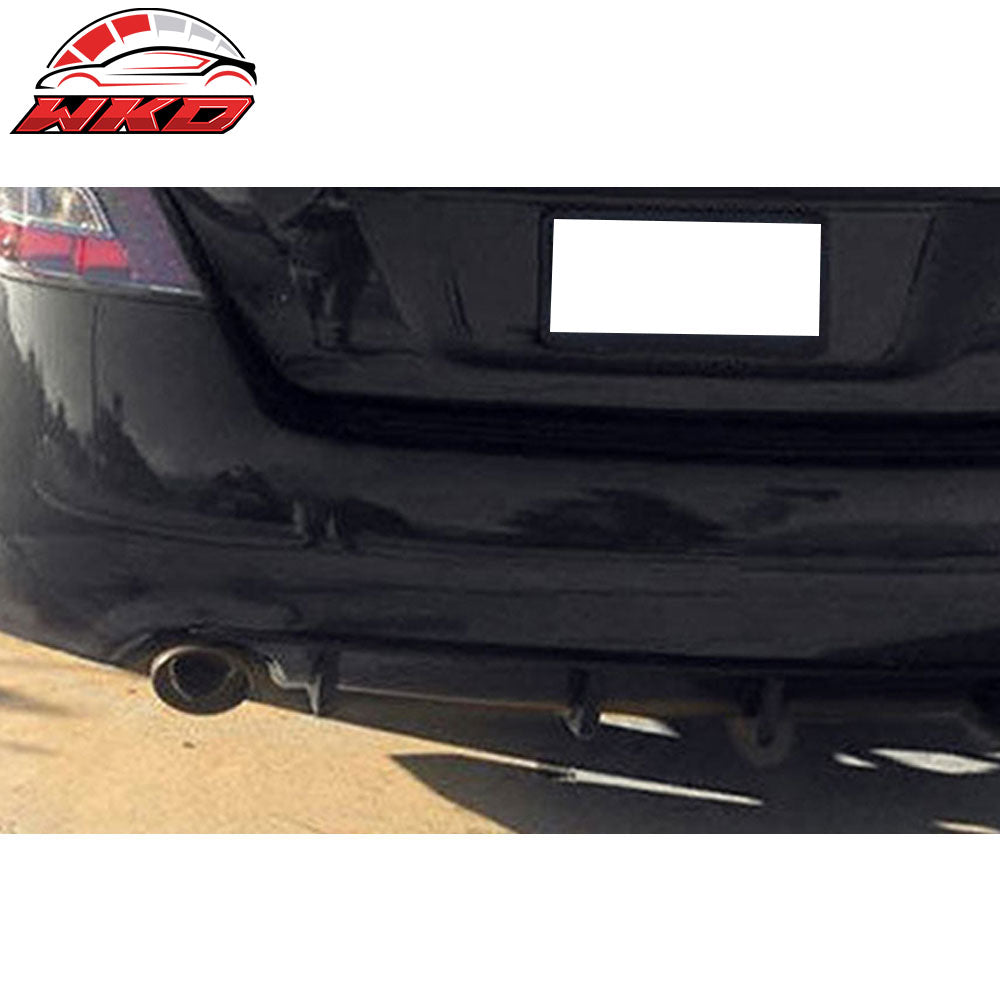 Fits 09-15 Nissan Maxima 7th Under Diffuser Rear Bumper Lip Spoiler ST Style PU