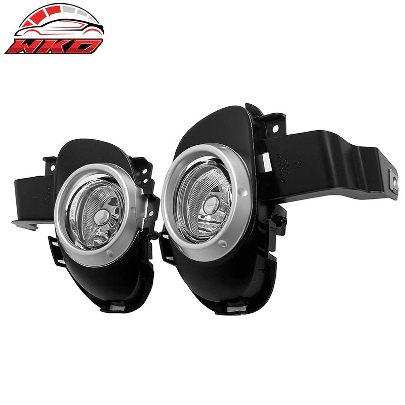 Fits 04-06 Mazda 3 Hatchback Bumper Driving Fog Lights Lamps Clear Lens W/Wiring