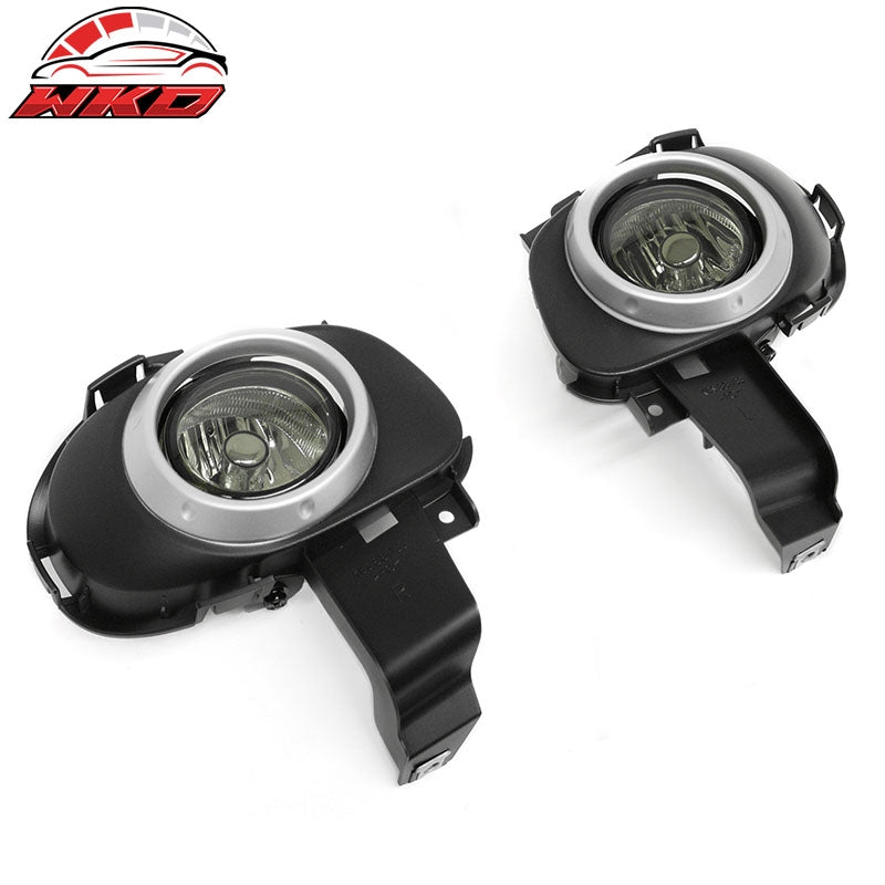 Fits 04-06 Mazda 3 Hatchback Front Bumper Driving Fog Lights Lamps Smoke Lens