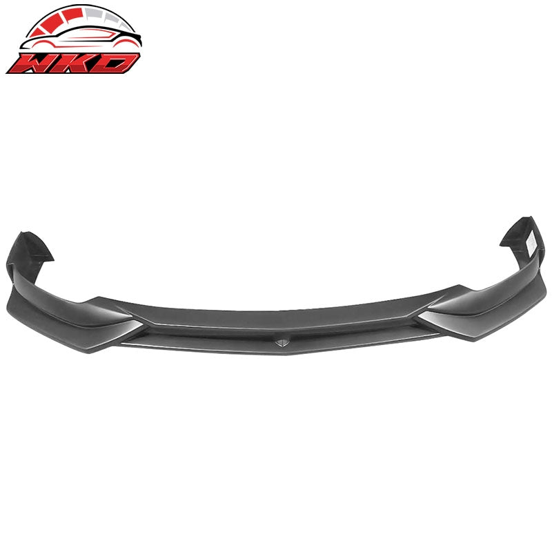 Fits 19-26 Mazda 3 Sedan Front Bumper Lip Spoiler PP Matte Black Chin Splitter