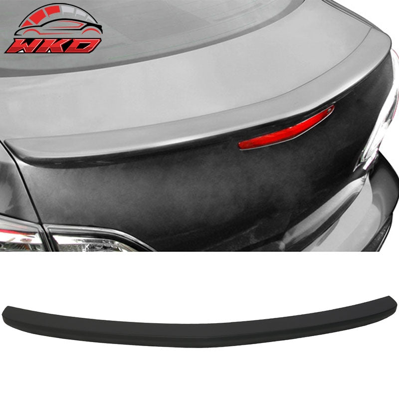 Fits 10-13 Mazda 3 Mazda3 Sedan OE Style Trunk Spoiler Wing Lip Flush Mount ABS