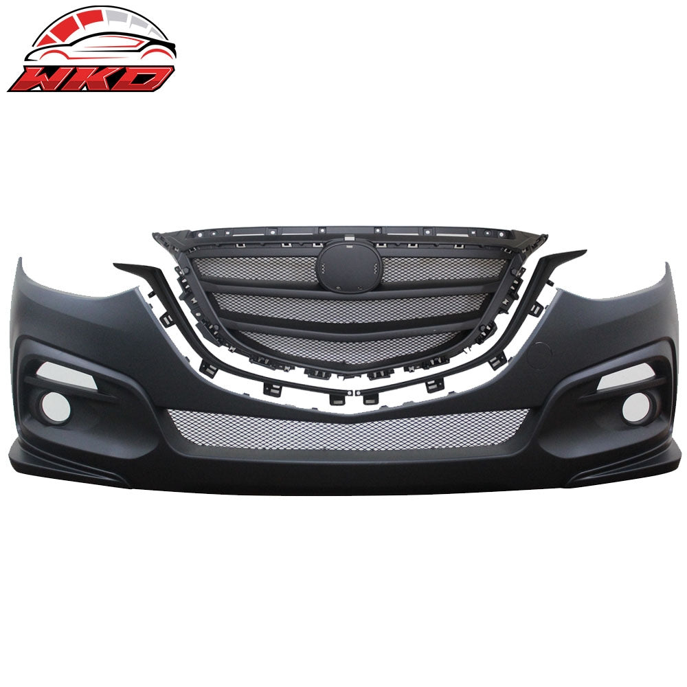 Wholesale 14-16 Mazda 3 KS Style Front Bumper Cover Conversion Grille Replacement