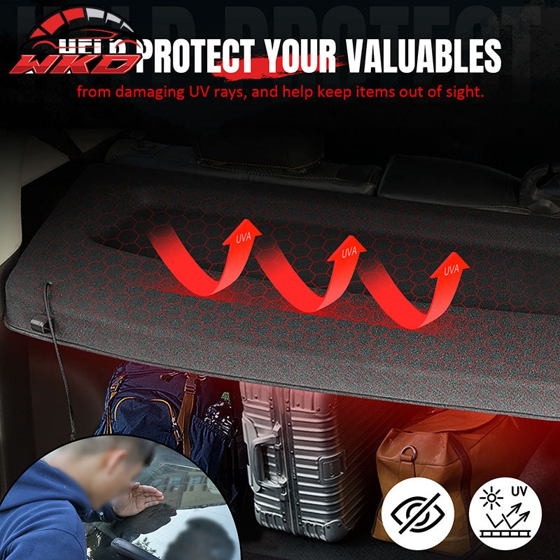 Fits 20-26 Mazda CX-30 Non-Retractable Cargo Cover Rear Trunk Privacy Shield